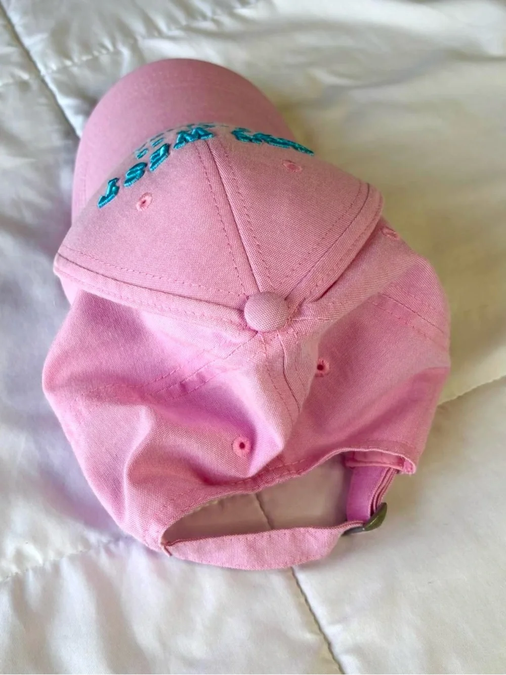 Pink Key West Florida Embroidered Baseball Cap